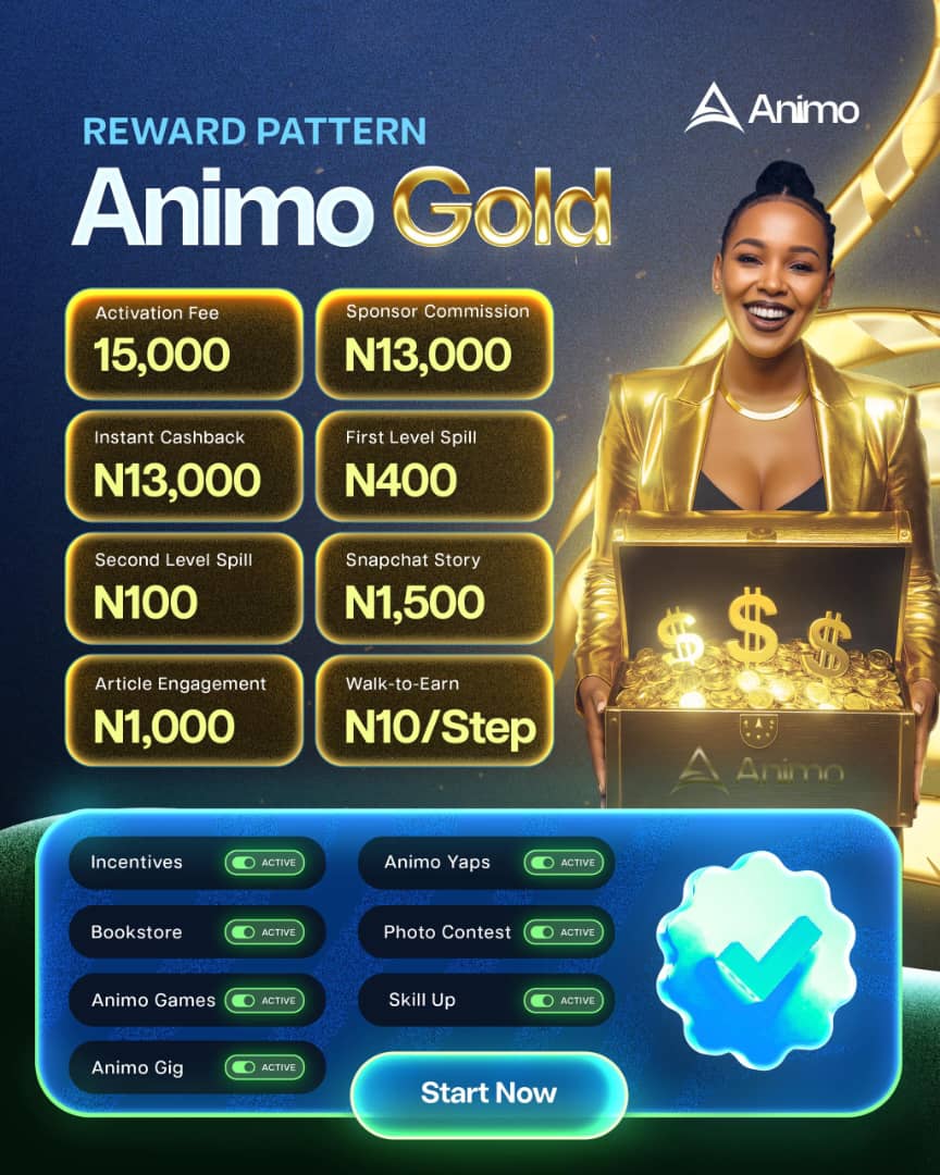 animo gold package